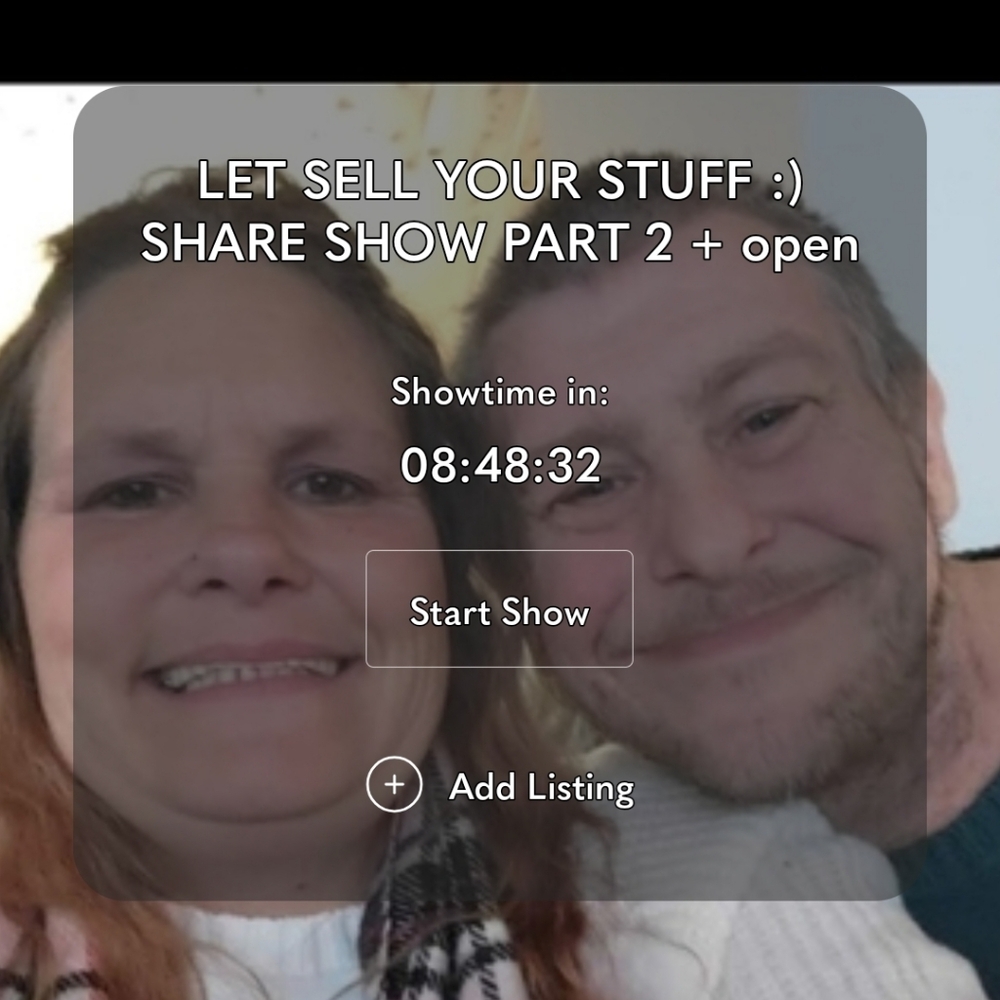 BACK UP AD Live listing updates share sat at 9am